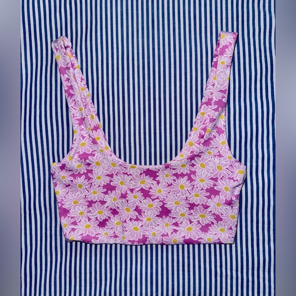 ZARA US Small Pink Floral Bra Top - Picture 7 of 9